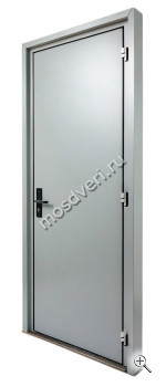 Входная дверь в сером цвете утепленная СДД-023 - купить от производителя Мосдвери Входная дверь в сером цвете утепленная СДД-023